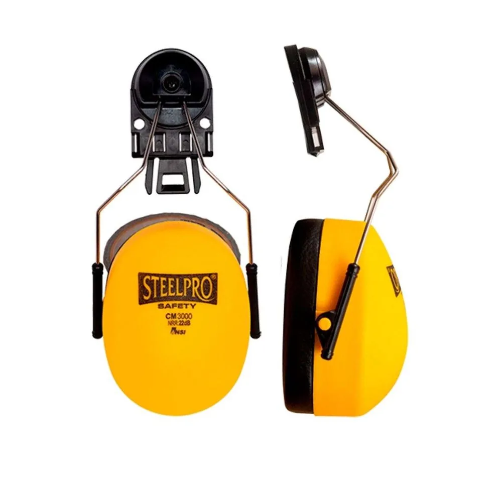 Orejera Steelpro CM 3000 22 dB (adaptable a casco)