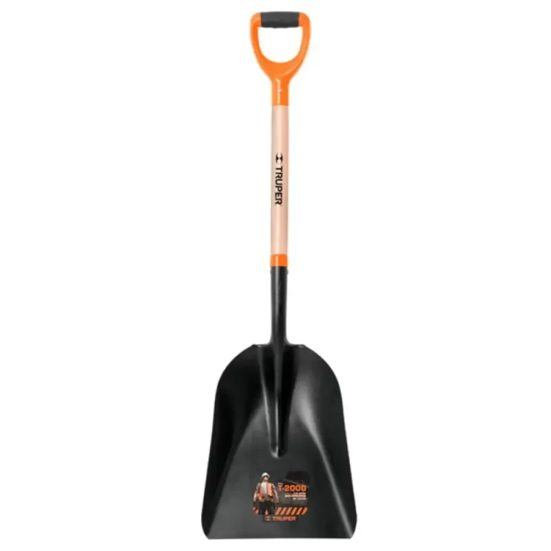 Pala Carbonera T2000 Truper Mango de Madera Puño Y