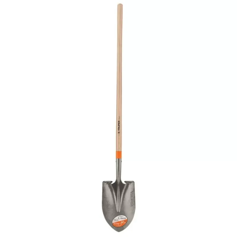 Pala Clásica Redonda Truper Mango Largo 49"