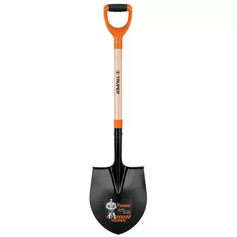 Pala Cuchara T2000 Truper Mango de Madera