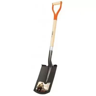 Pala Recta Truper T-2000 Mango de Madera Puño Y 10014 · foto 2