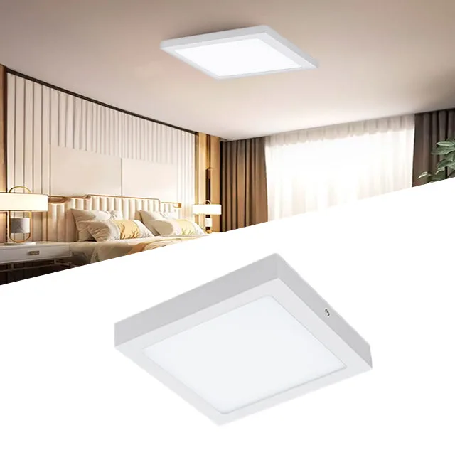 Panel LED Cuadrado Adosable 18W Luz Blanca