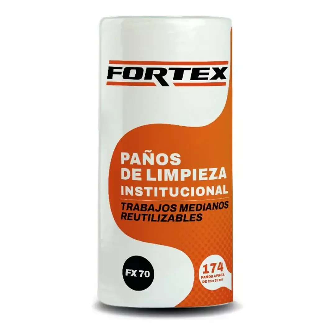 Paño de Limpieza Institucional Fortex FX-70 Azul