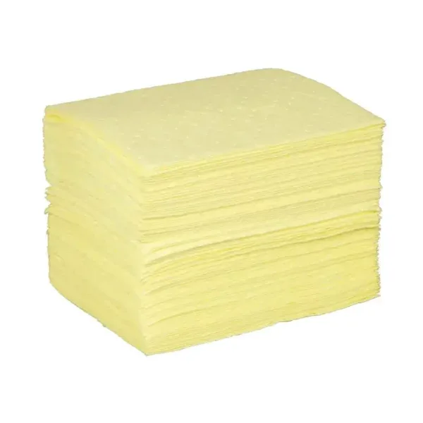 Paños Absorbentes Químicos Amarillos