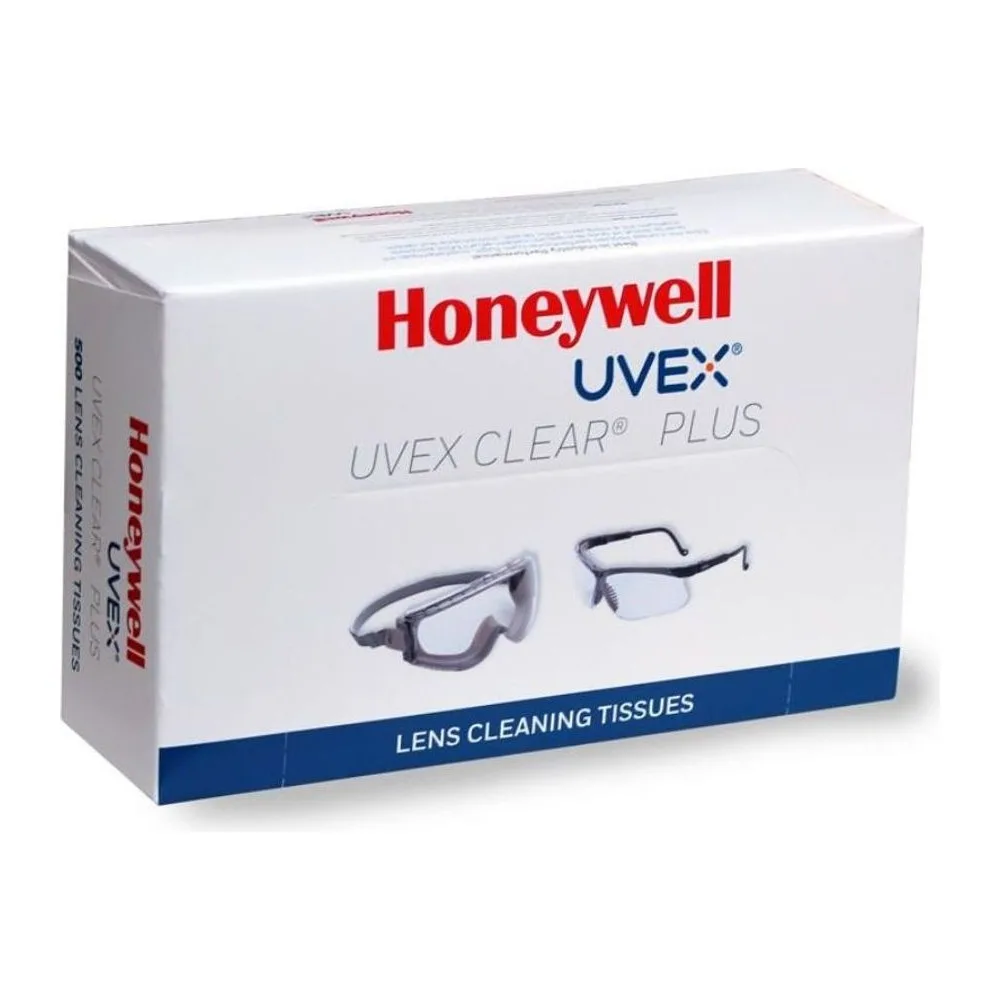 Paños limpia lentes de seguridad UVEX S475 caja x 400 unidades