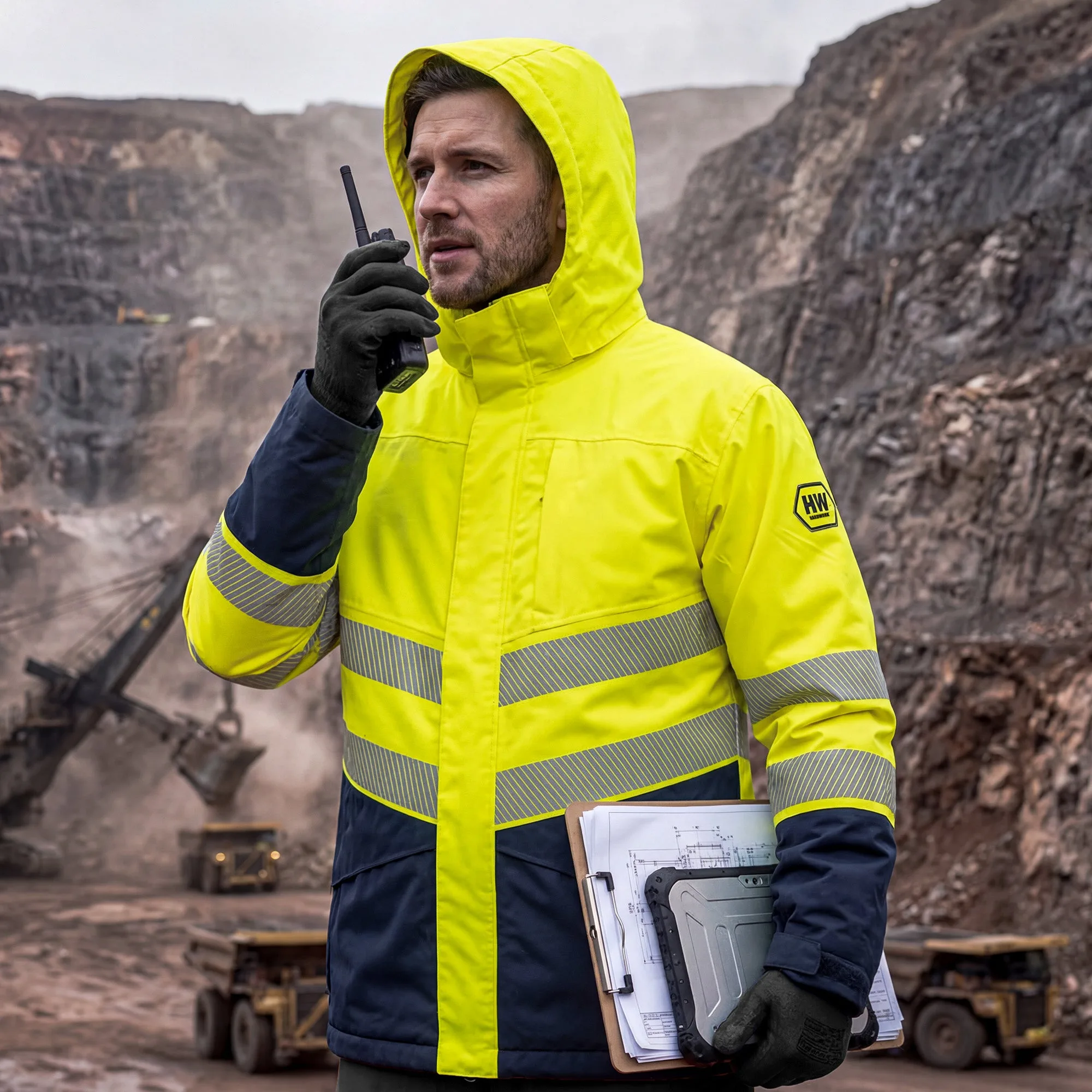 Parka HW Artica Amarillo Fluor