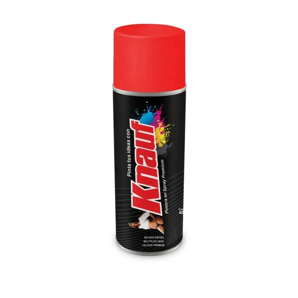 Pintura en Spray Fluorescente Rojo Knauf #103