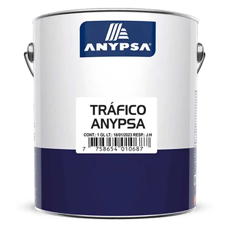 Pintura para Tráfico Anypsa Alquídica y Caucho Clorado