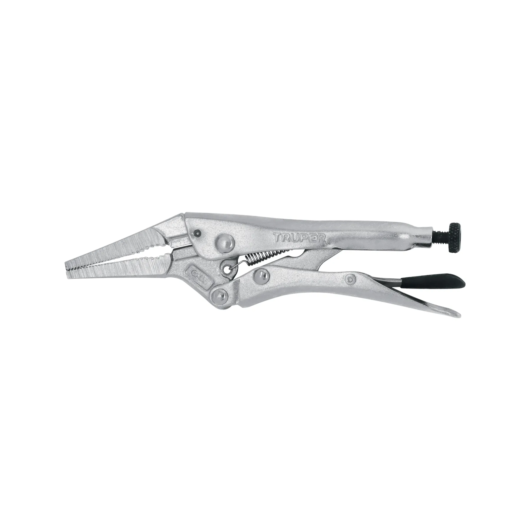 Pinza de presión 6", punta larga, TRUPER