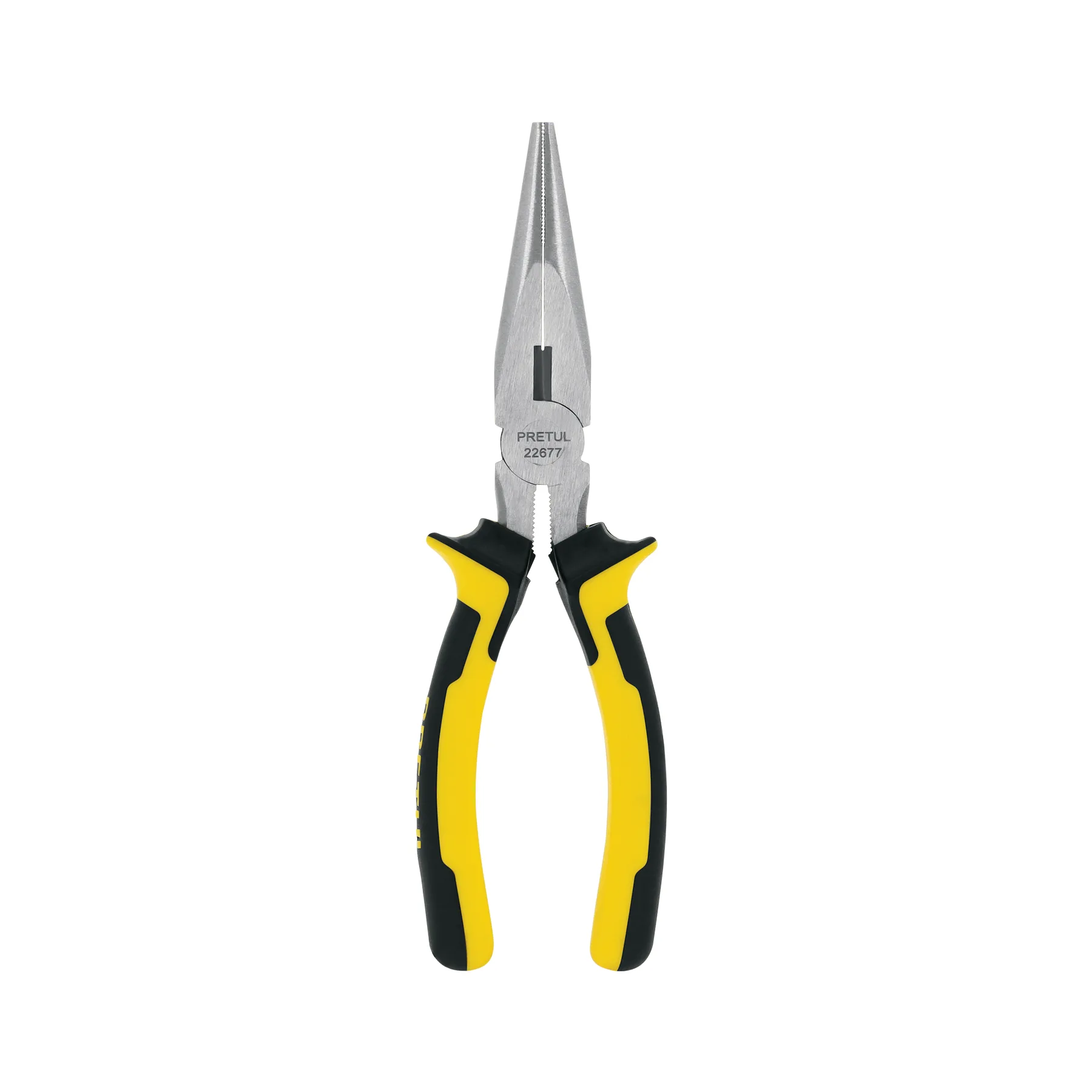 Pinza de punta y corte 7" mango Comfort Grip, PRETUL
