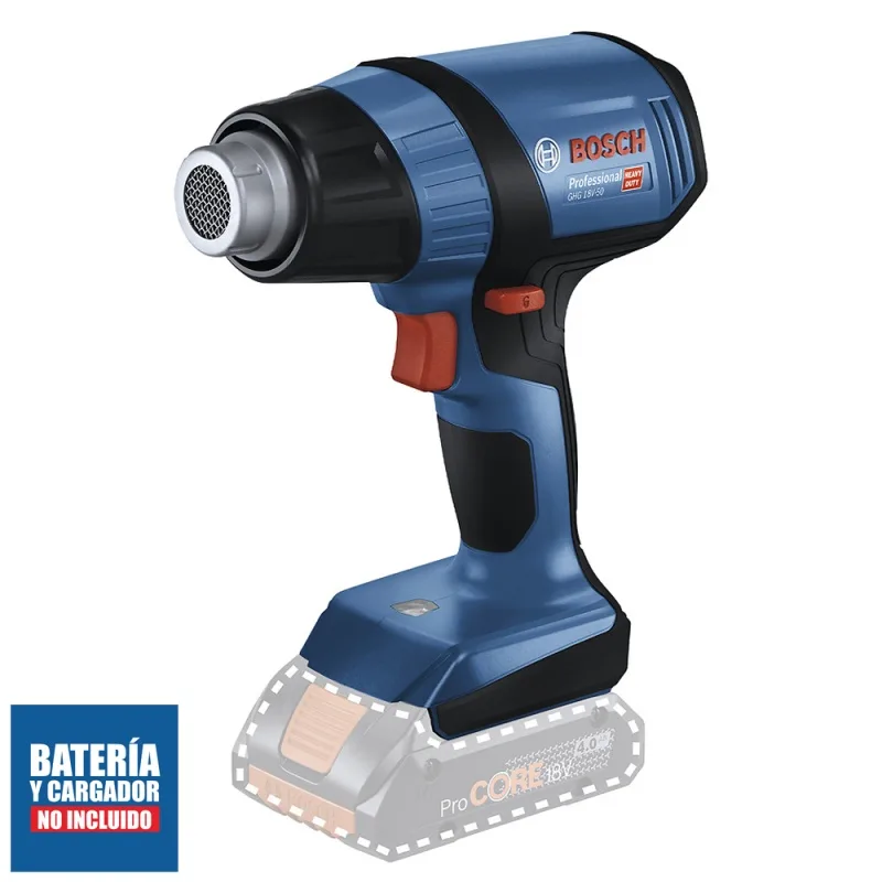 Pistola de Calor Inalámbrica Bosch GHG 18V-50 de 18 V y 500 °C — Baretool