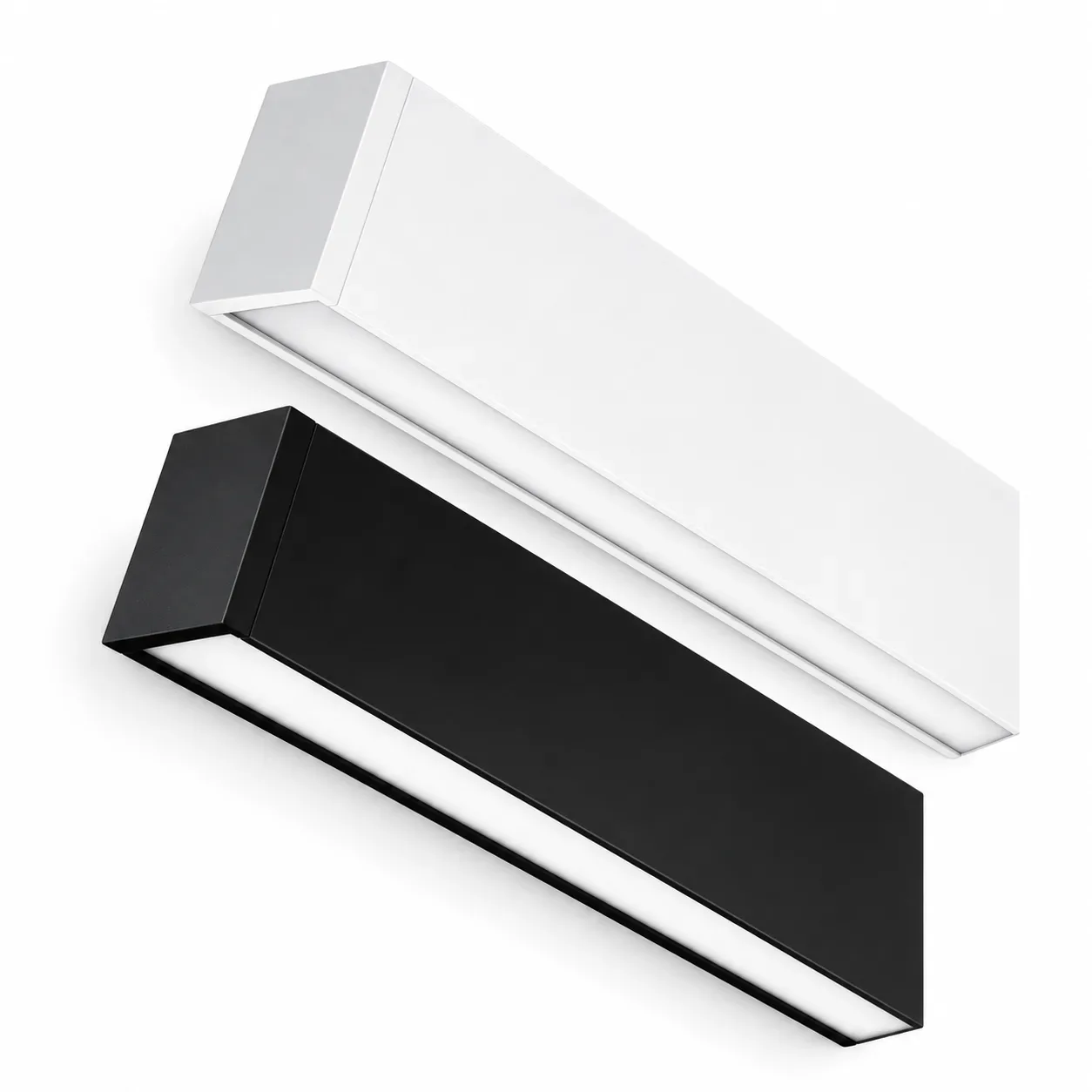 Plafón LED rectangular 48W con tres tonos de luz NUVORA Trilux