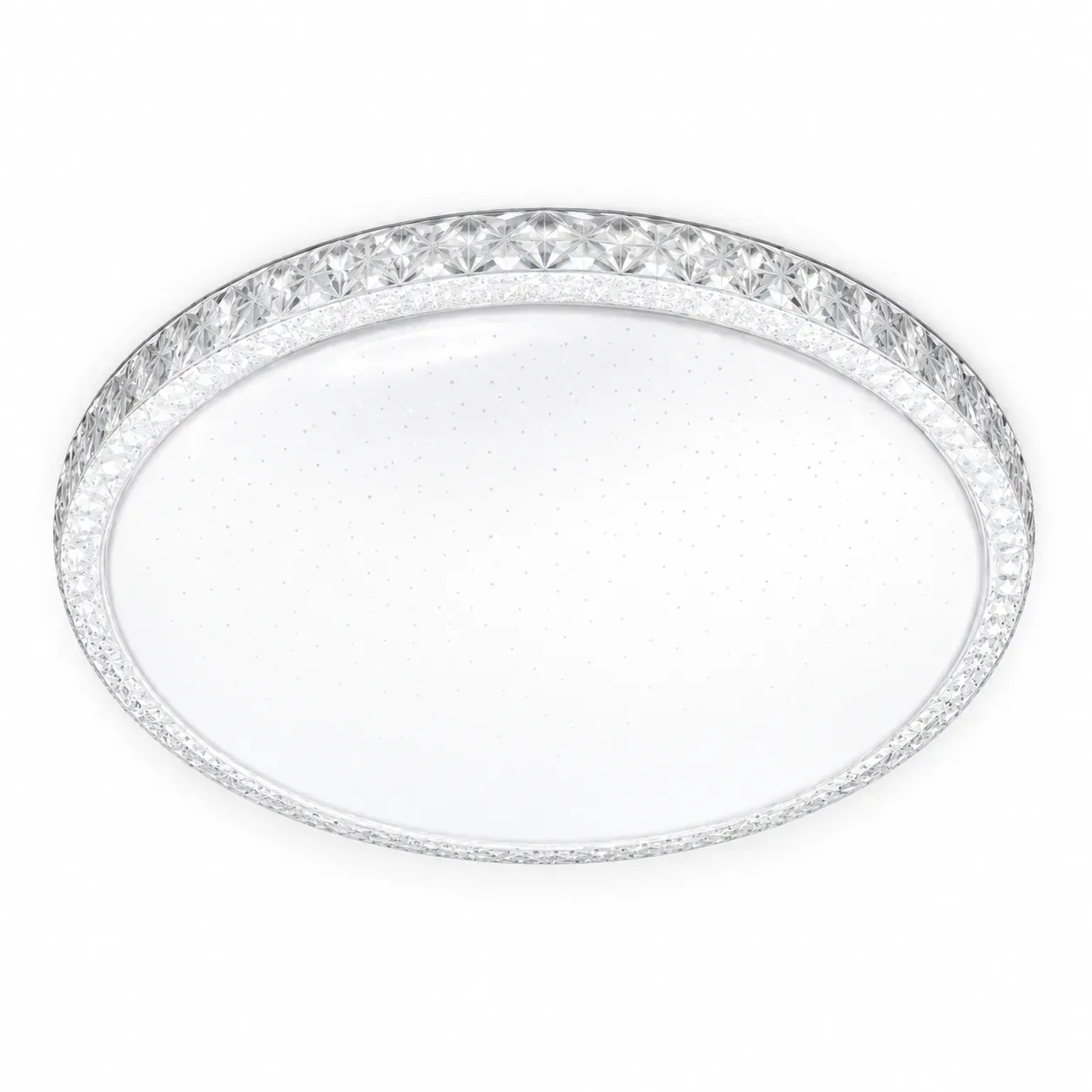 Plafón LED redondo 48W de 400 mm con borde de cristal NUVORA Trilux