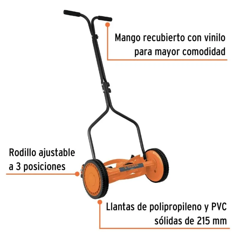 Podadora Manual Truper 14" con Ruedas 17679 · foto 2