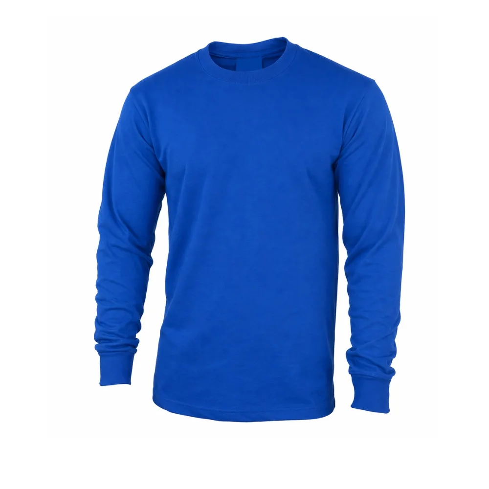 Polo de Algodón Azul 30 1 Manga Larga