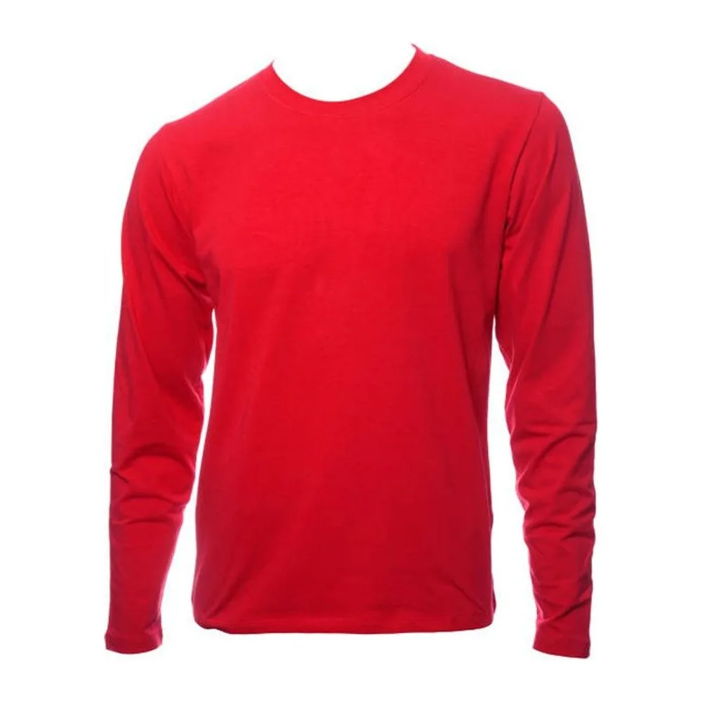 Polo de Algodón Rojo 30 1 Manga Larga