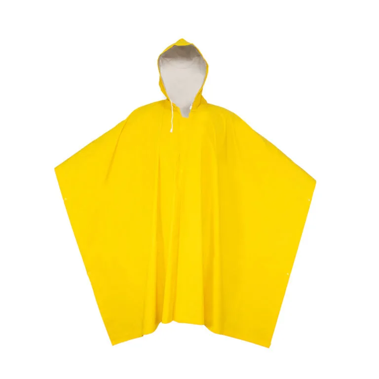 Poncho de PVC naranja