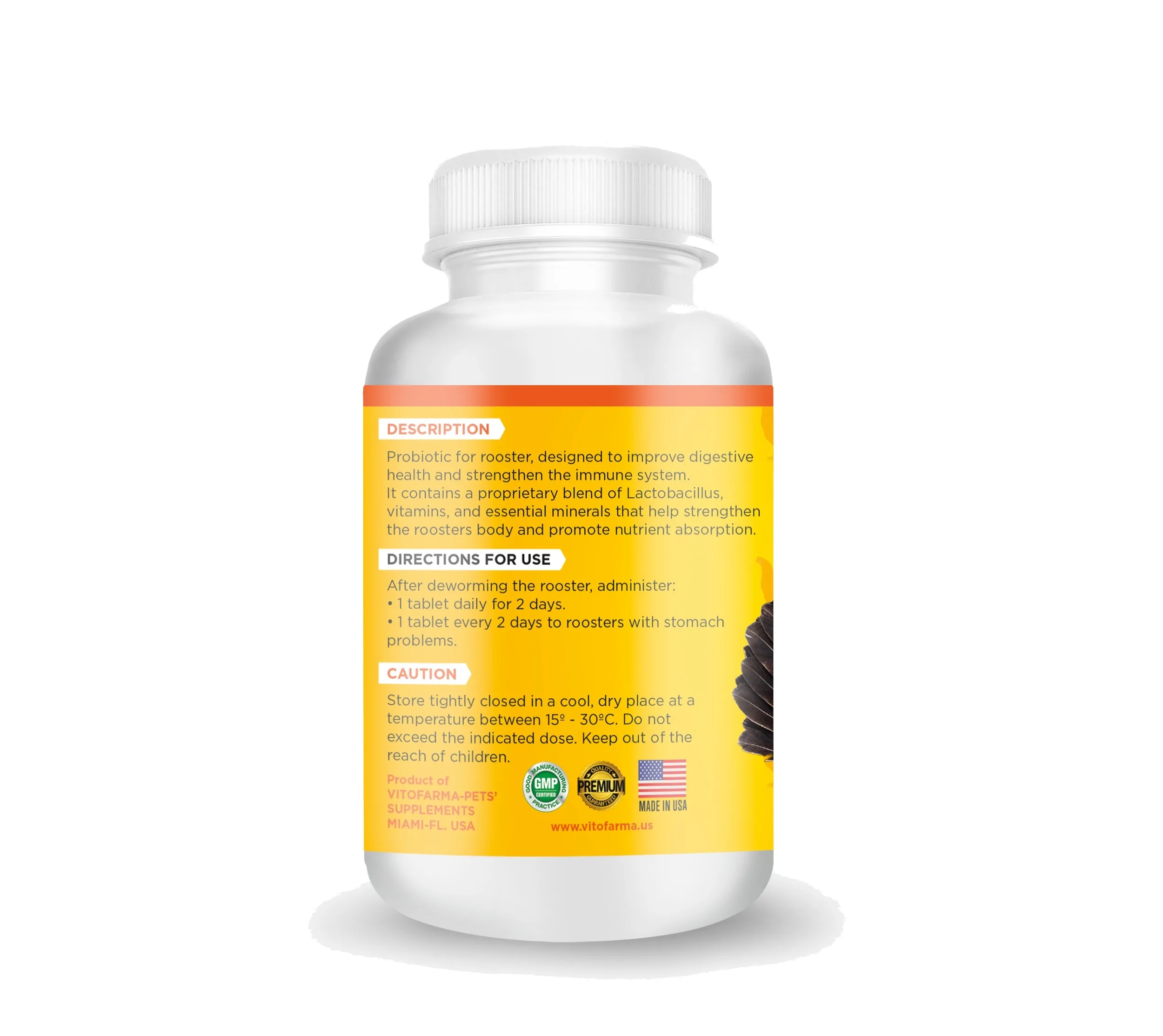 Probiotics Roosters and Hens – 120 Tablets