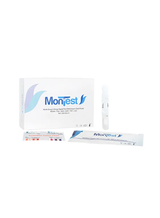 Prueba de Multidrogas 5 Drogas en Midstream Montest