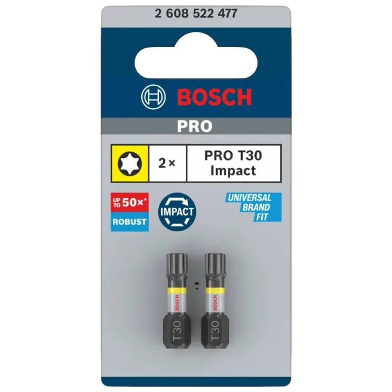 Puntas Bosch Impact Pro Torx T30 25 mm x2 · foto 3