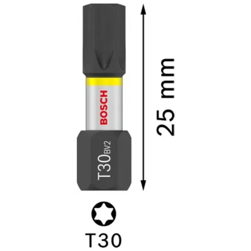 Puntas Impact Pro Bosch Torx T30 25mm Set x25 · foto 2