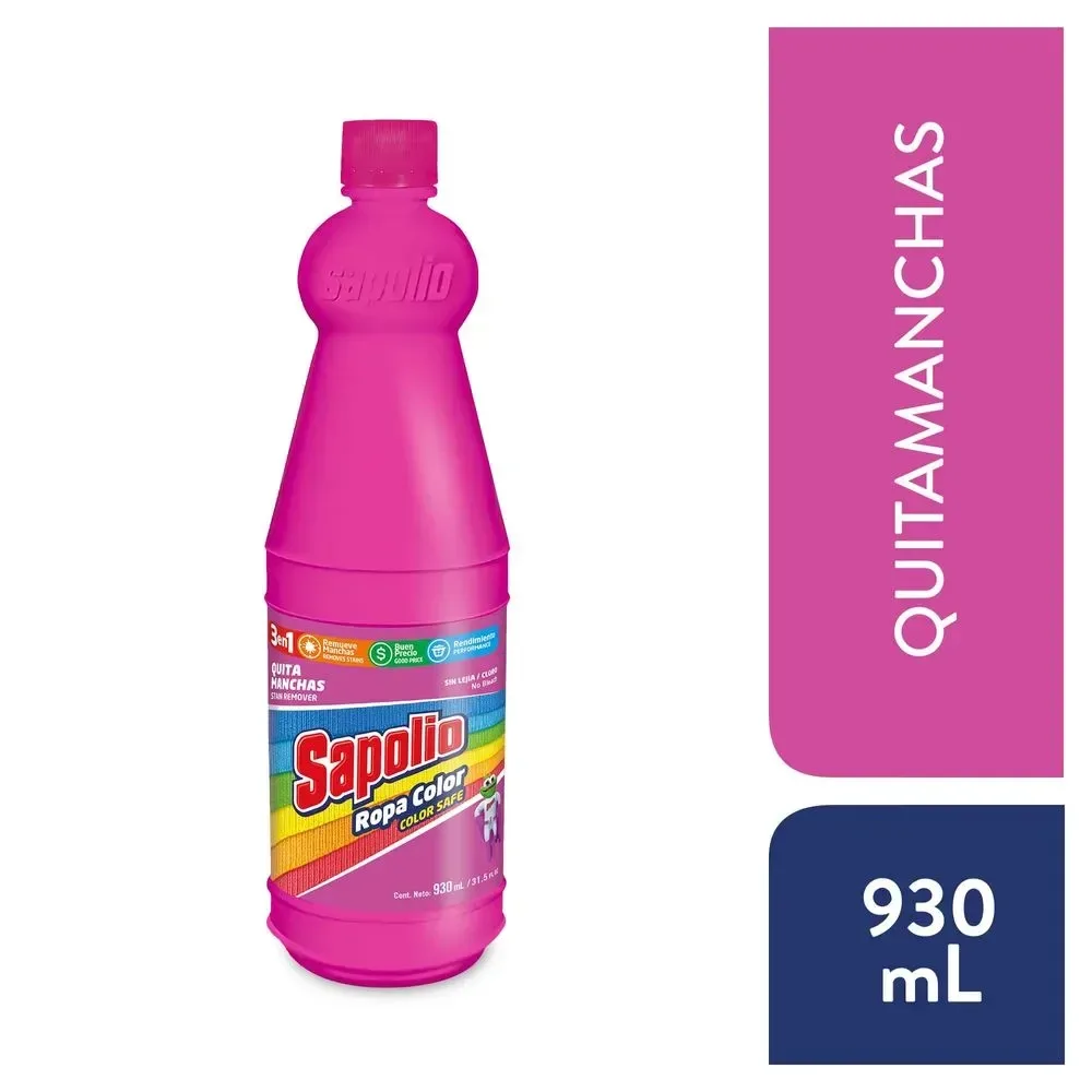 Quitamanchas Sapolio Ropa de Color 930ml