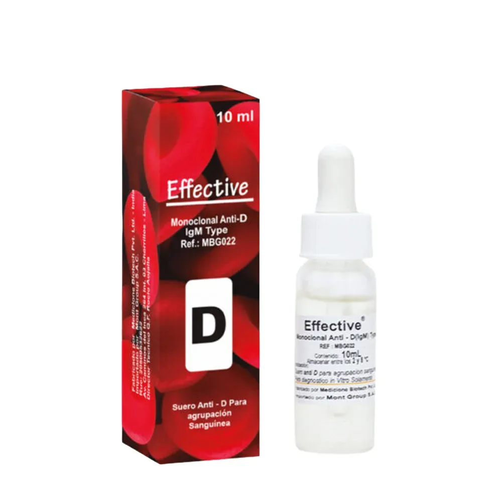 Reactivo Effective Monoclonal Anti-D IgM 10ml MBG022