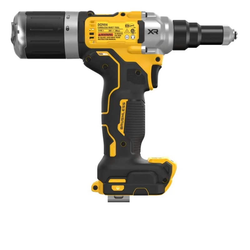 Remachadora Inalámbrica DeWalt DCF414B de 1/4 Pulgada 20V sin Escobillas (Baretool) · foto 5