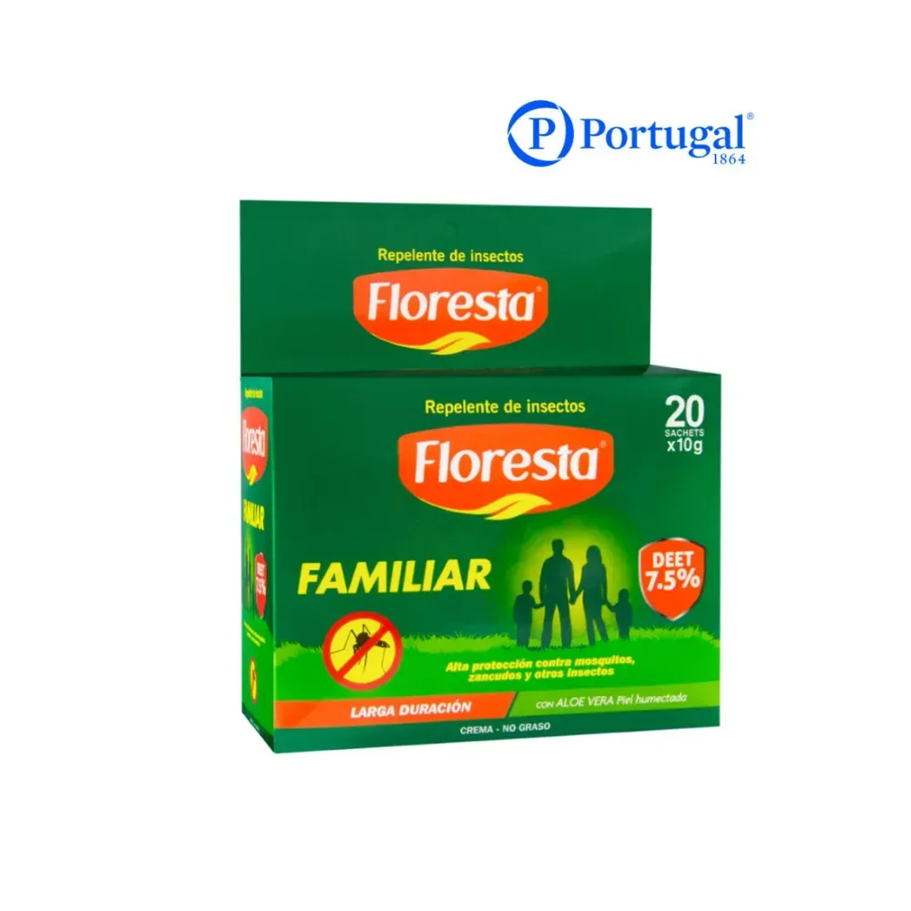 Repelente Floresta Familiar Crema 7.5% DEET