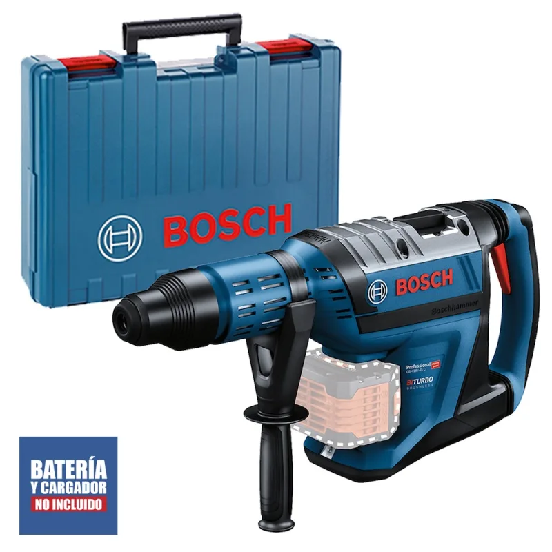 Rotomartillo Inalámbrico Bosch GBH 18V-45 C SDS-Max 18 V Biturbo 12,5 J (Baretool)