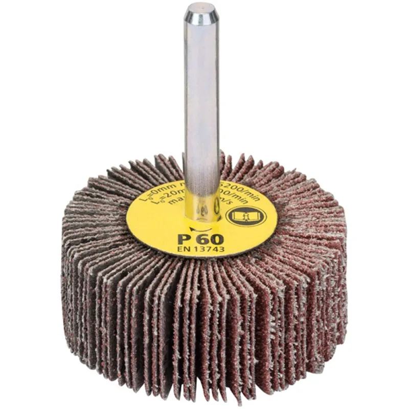 Rueda Flap Bosch 50 x 20 mm Grano 60 con Vástago Cilíndrico para Taladro