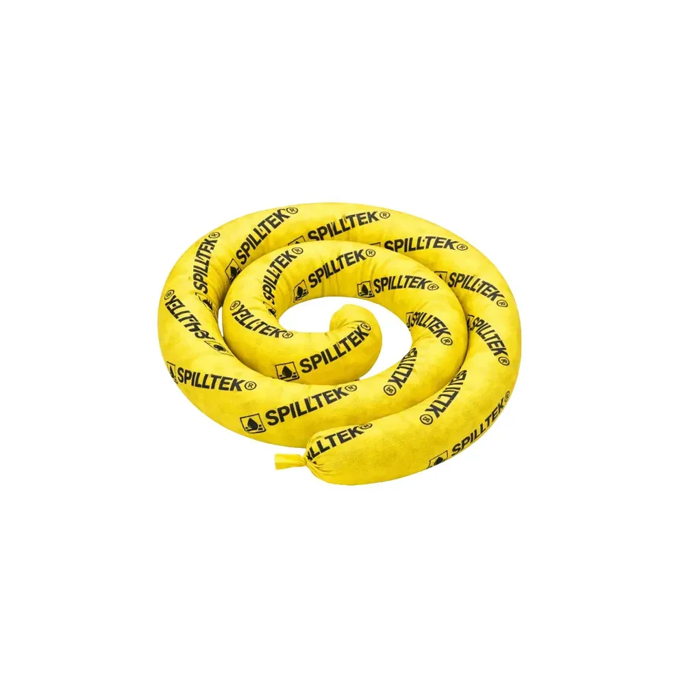 Salchicha absorbente para químicos SPILLTEK SC7512 de 7.5 cm x 1.2 m
