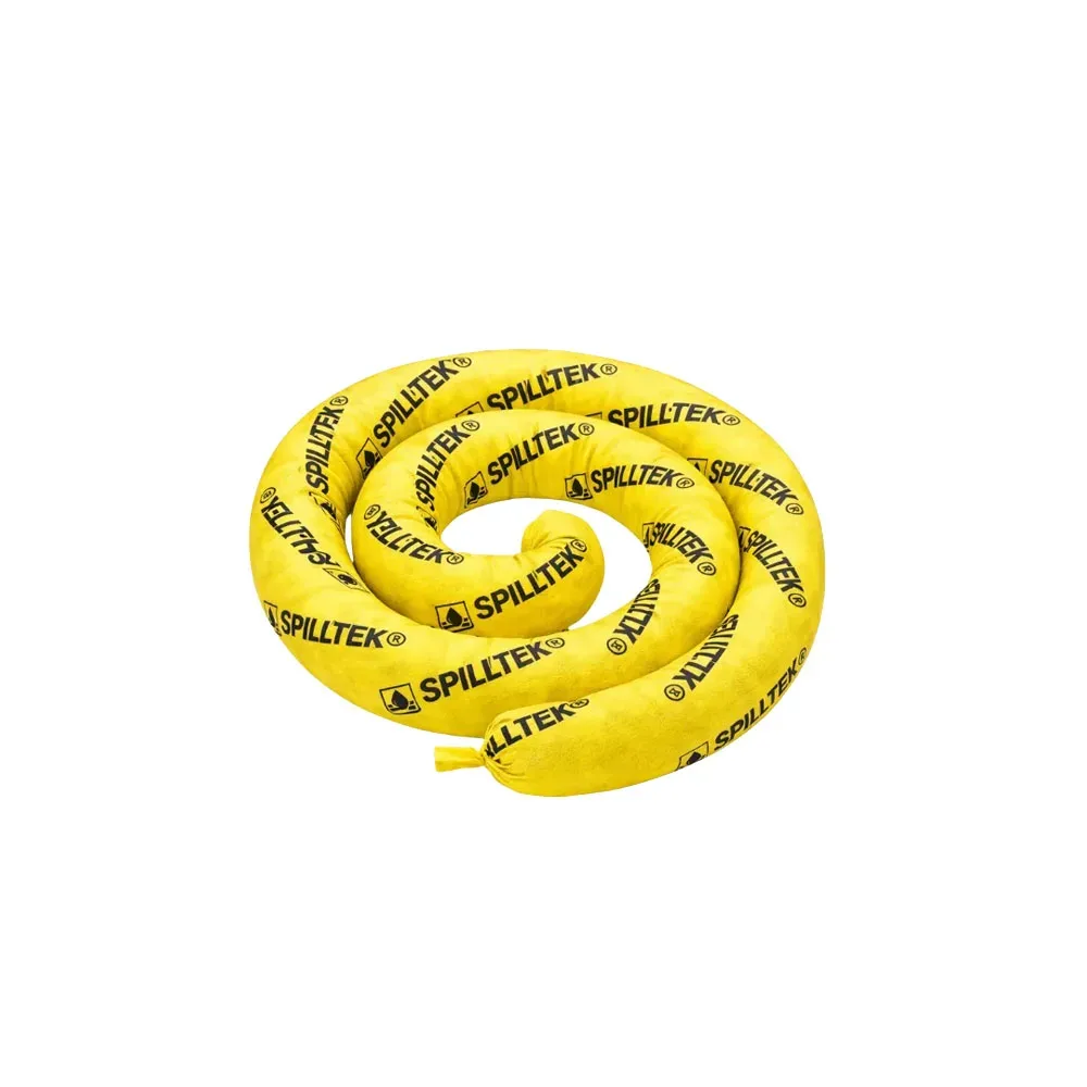 Salchicha absorbente para químicos SPILLTEK SC7524 de 7.5 cm x 2.4 m