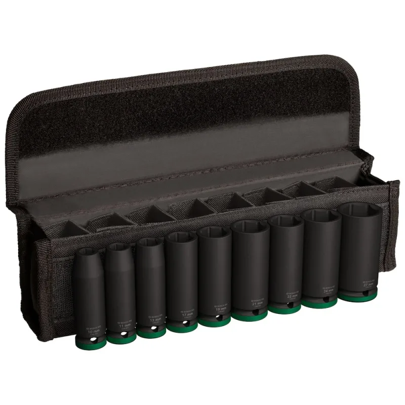 Set de Dados de Impacto Bosch 2608.003.040 1/2" Largo x9 Piezas