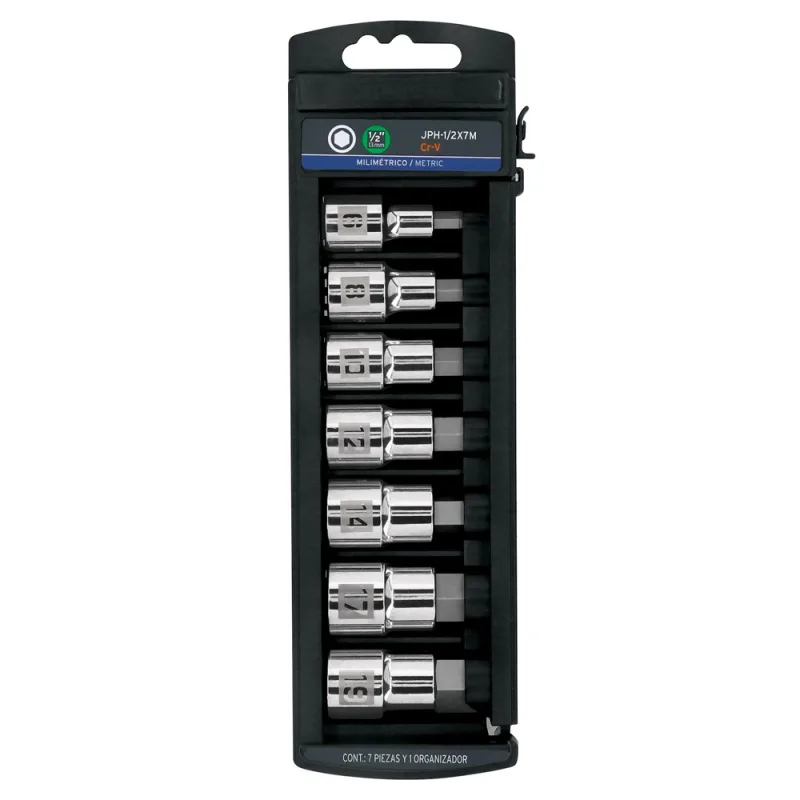 Set de Dados Punta Allen Truper 102238 1/2" 7 Piezas