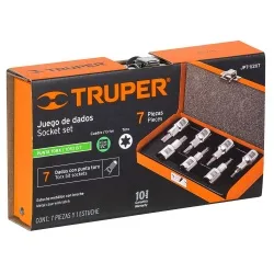 Set de Dados Torx 1/2" Corto 7 Piezas Truper 13928 · foto 2