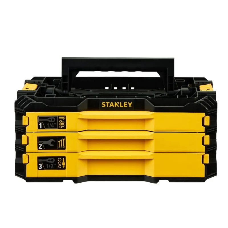 Set de Dados y Llaves Stanley STMT98107-LA 126 Piezas 1/4"-1/2" · foto 3