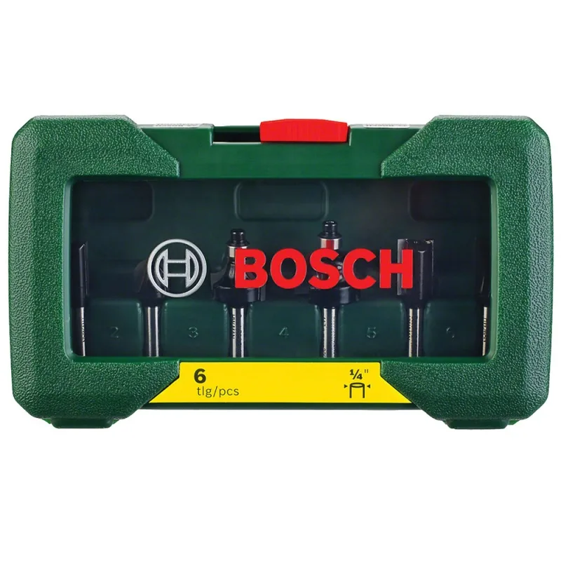 Set de Fresas Bosch 1/4" 6 Piezas para Ruteadora · foto 4