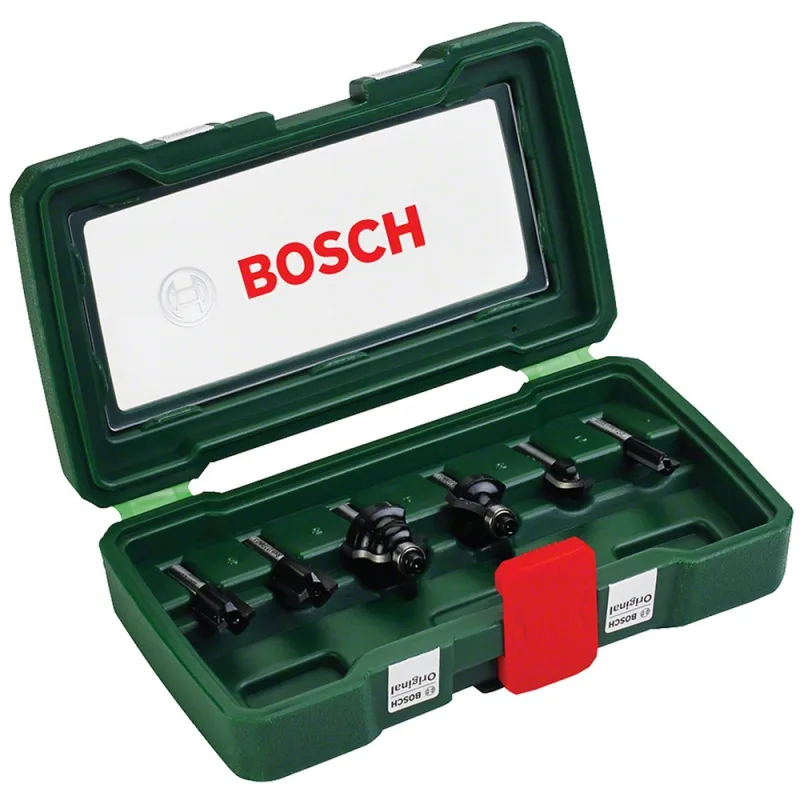 Set de Fresas Bosch 1/4" 6 Piezas para Ruteadora · foto 2