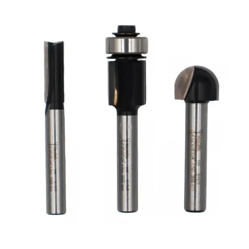 Set de Fresas Makita D-70465 1/4" x 3 Piezas para Router · foto 2