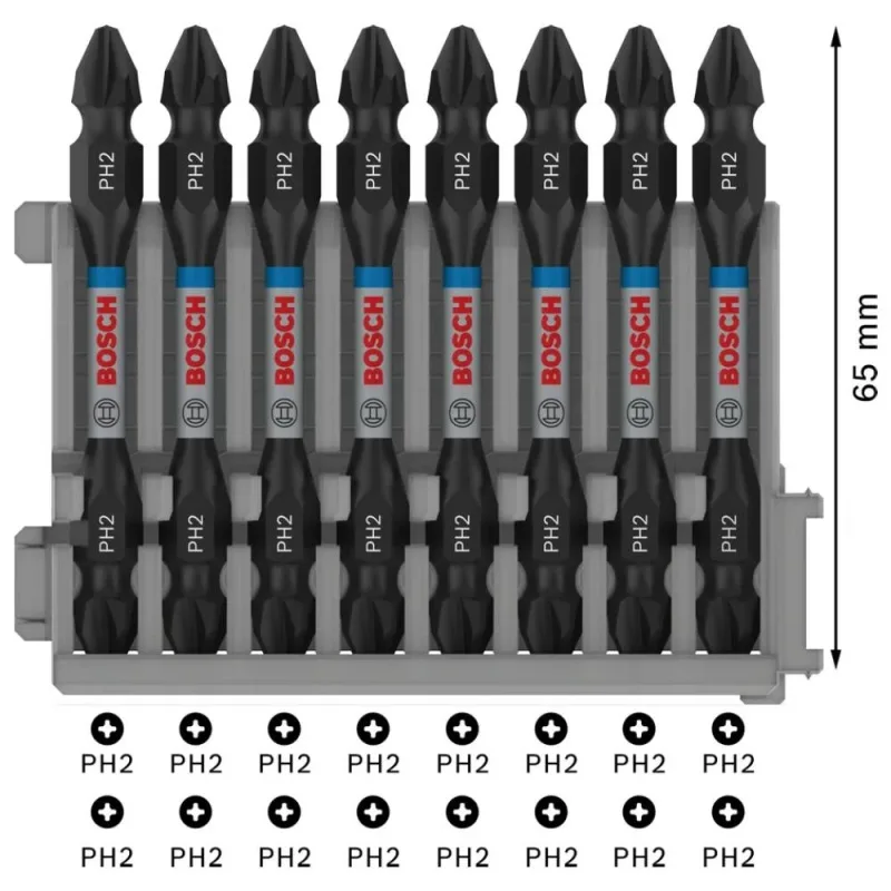 Set de Puntas Bosch Impact Pro 55mm + Adaptador 7 Piezas · foto 2