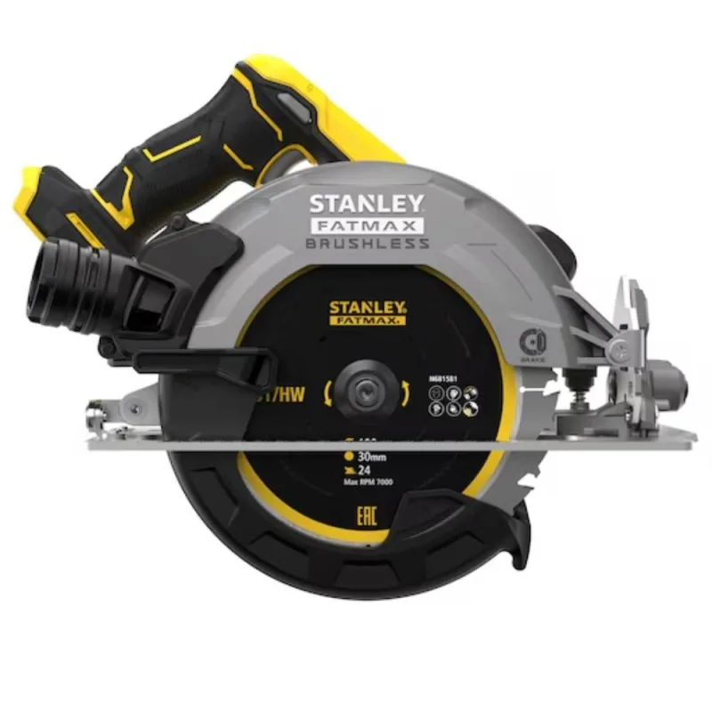 Sierra Circular 7 1/4" 20V Brushless Stanley SBC551B-B3 (Solo Cuerpo)