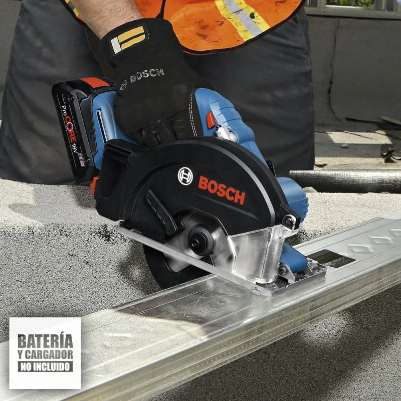 Sierra Circular Bosch GKM 18V-50 5 3/8" para Metal Baretool · foto 5
