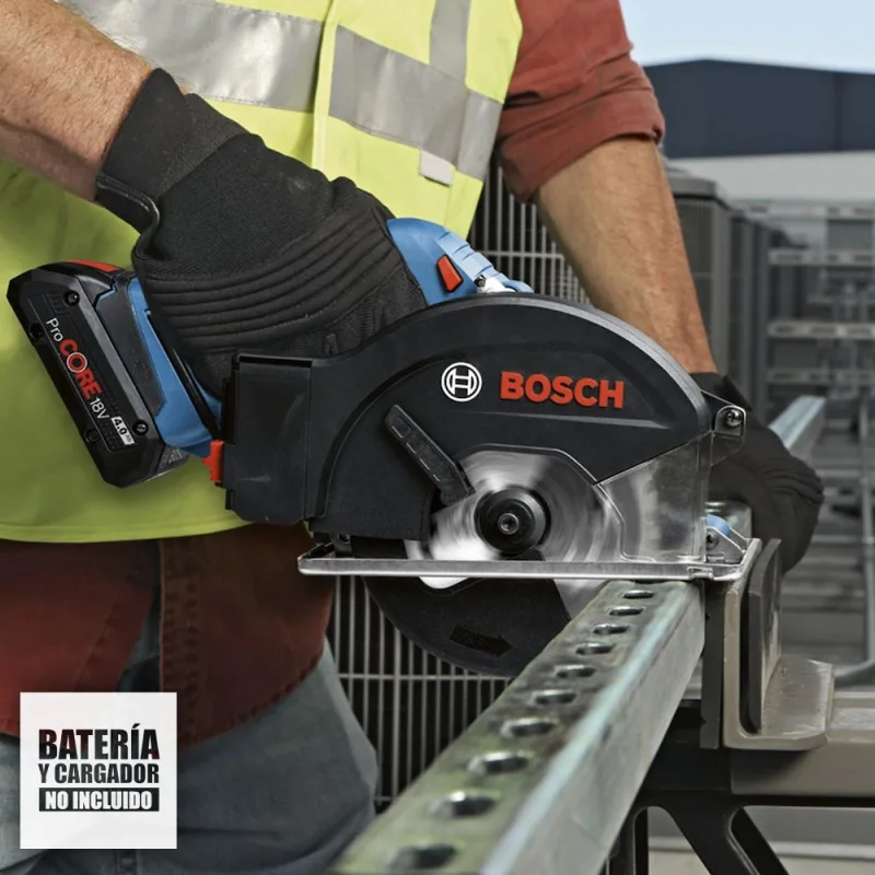Sierra Circular Bosch GKM 18V-50 5 3/8" para Metal Baretool · foto 6
