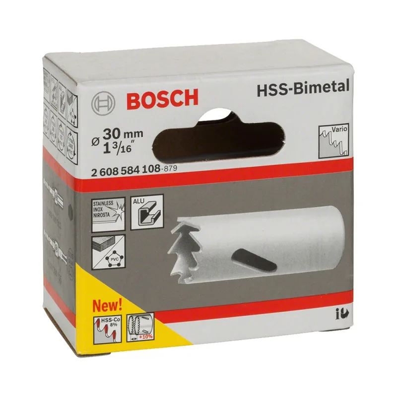 Sierra Copa Bimetálica Cobaltada Bosch 30 mm (1.3/16") · foto 2