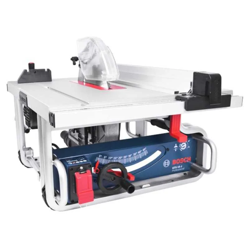 Sierra de Mesa Bosch GTS 10 J Professional de 10" y 1800 W con Corte de 79 mm a 90°