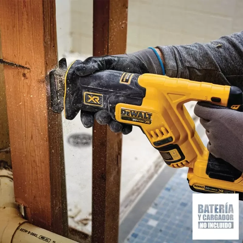 Sierra sable inalambrica DeWalt DCS367B 20V XR compacta 2900 cpm (herramienta sola) · foto 5