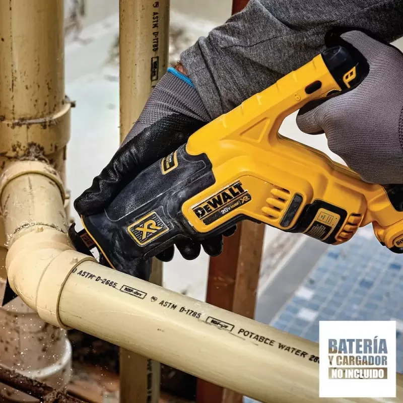 Sierra sable inalambrica DeWalt DCS367B 20V XR compacta 2900 cpm (herramienta sola) · foto 6