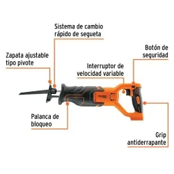 Sierra Sable Truper 103259 20V 20mm Baretool (sin batería) · foto 2