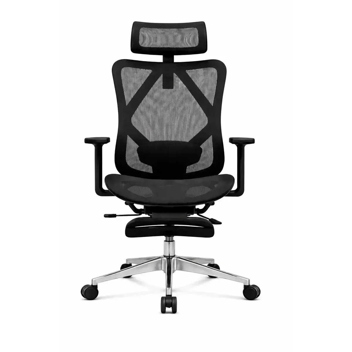 Silla ergonómica con brazos 3D y reposapiés retráctil DSILLAS Ares · foto 2
